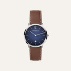 Montre Homme Michel Herbelin City 19515AP15GD en cuir Brun Montres Michel Herbelin