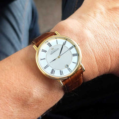 Montre Homme Michel Herbelin Classique 12248P08MA en Cuir Montres Michel Herbelin