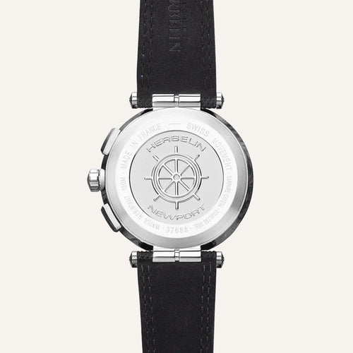 Montre Homme Michel Herbelin Newport 37688AG65 Chronographe en cuir Montres Michel Herbelin