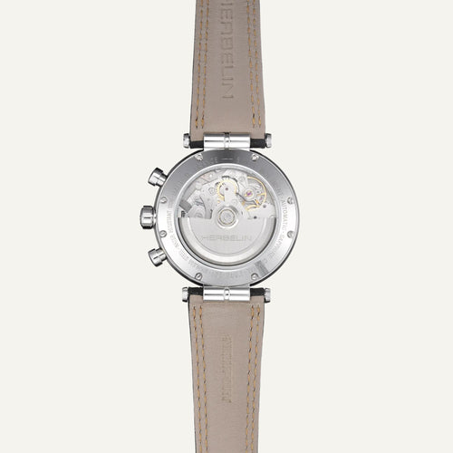 Montre Homme Michel Herbelin Newport Chrono Héritage Bicompax 256ACN24 en Cuir Homme Michel Herbelin