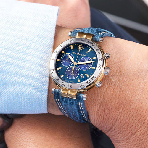 Montre Homme Michel Herbelin Newport Chronographe originals 37654T35 en Cuir Homme Michel Herbelin
