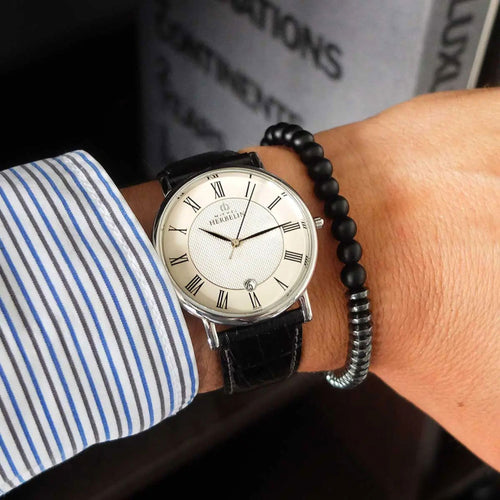 Montre Homme Michel Herbelin Sonates 12443AP08 cuir noir Montres Michel Herbelin