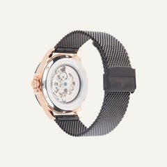 Montre Homme Montignac Automatique Milanais noir MOW006 Homme MONTIGNAC