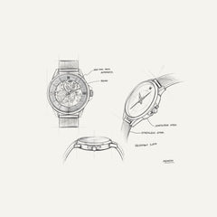 Montre Homme Montignac Automatique Milanais noir MOW006 Homme MONTIGNAC