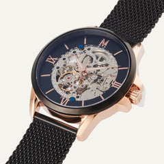 Montre Homme Montignac Automatique Milanais noir MOW006 Homme MONTIGNAC