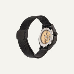 Montre Homme Montignac Automatique Milanais noir MOW1014 Pentagon Squelette Homme MONTIGNAC