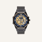 Montre Homme Montignac Automatique Milanais Noir MOW808 Octogone Homme MONTIGNAC