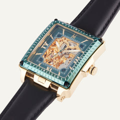 Montre Homme Montignac Automatique MOW604 en Cuir Noir Homme MONTIGNAC