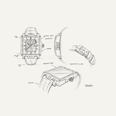 Montre Homme Montignac Automatique MOW604 en Cuir Noir Homme MONTIGNAC