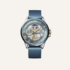 Montre Homme Montignac MOW1100 Milanais bleu glaçé Homme MONTIGNAC