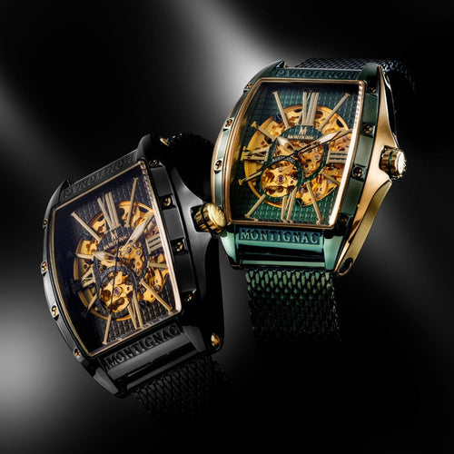 Montre Homme Montignac MOW1102 Milanais Vert Homme MONTIGNAC