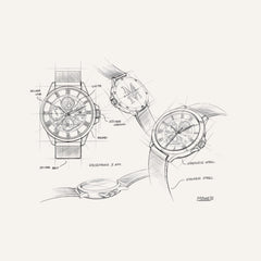 Montre Homme MONTIGNAC MOW610 Quartz en Acier Argenté Homme MONTIGNAC