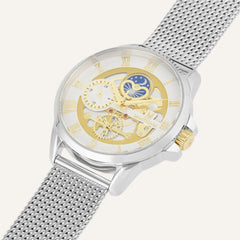 Montre Homme MONTIGNAC MOW610 Quartz en Acier Argenté Homme MONTIGNAC