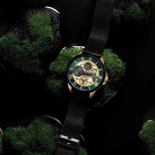 Montre Homme Montignac Quartz Milanais noir MOW1001 Homme MONTIGNAC