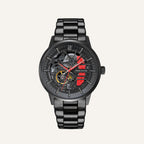 Montre Homme Pierre Lannier 344A459 Paddock en Acier Noir avec Cadran Squelette Homme PIERRE LANNIER