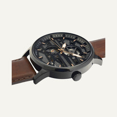 Montre Homme Pierre Lannier Automatic Impact 331G434 en Cuir Homme PIERRE LANNIER