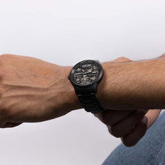 Montre Homme Pierre Lannier Automatic Impact Acier PVD Noir 333C439 Montres PIERRE LANNIER