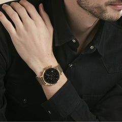 Montre Homme Pierre Lannier Baron en Acier Doré Montres PIERRE LANNIER