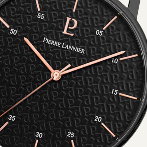 Montre Homme Pierre Lannier Cityline 378B438 Milanais noir Homme PIERRE LANNIER