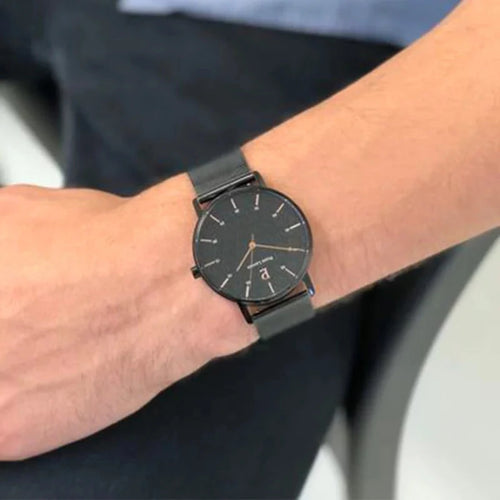 Montre Homme Pierre Lannier Cityline 378B438 Milanais noir Homme PIERRE LANNIER