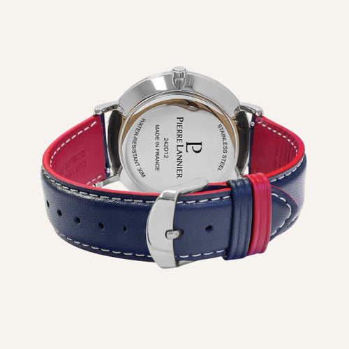 Montre Homme Pierre Lannier Data 242D126 en Cuir Bleu Montres PIERRE LANNIER