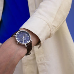 Montre Homme PIERRE LANNIER Essential 206J164 en Cuir Brun Montres PIERRE LANNIER