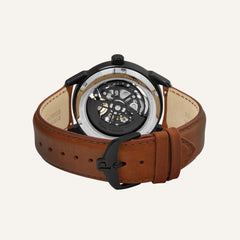 Montre Homme Pierre Lannier Monarck 347A434 en Cuir Leurelor