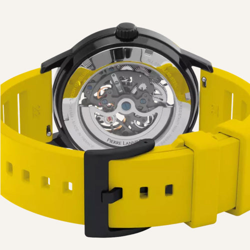 Montre Homme Pierre Lannier Paddock 341A449 en Caoutchouc Leurelor