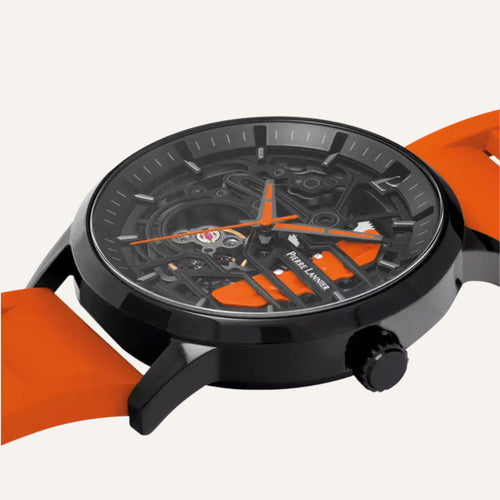 Montre Homme Pierre Lannier Paddock 341A499 en Caoutchouc Leurelor