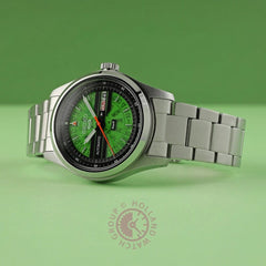Montre homme Seiko 5 Sports SRPM09K1, cadran vert, acier inoxydable – Édition limitée automatique Homme SEIKO