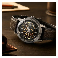 Montre Homme Seiko PRESAGE Automatique Cœur Ouvert SSA461J1 Montres SEIKO