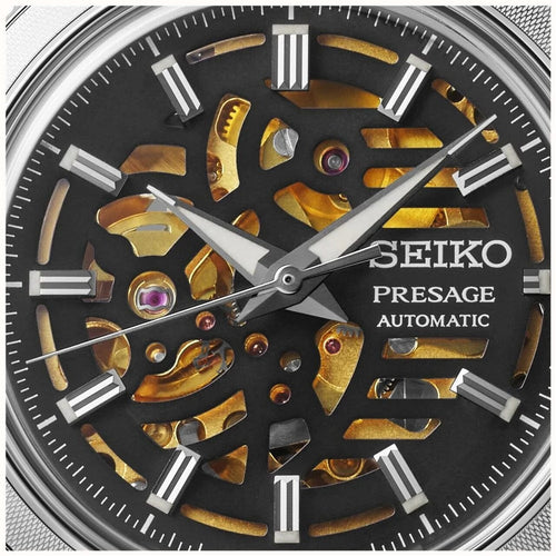 Montre Homme Seiko PRESAGE Automatique Cœur Ouvert SSA461J1 Montres SEIKO