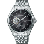 Montre homme Seiko Presage Classic Open Heart SPB471J1, cadran noir, boîtier en acier inoxydable – Automatique, design élégant Homme SEIKO