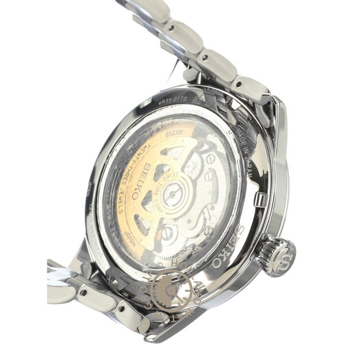 Montre homme Seiko Presage Cocktail « Mockingbird » SRPE15J1, cadran vert, boîtier en acier inoxydable – Automatique, design élégant Homme SEIKO