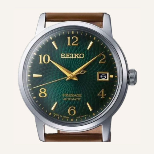 Montre Homme SEIKO Presage SRPE45J1 Automatic en Cuir Montres SEIKO