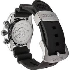 Montre homme Seiko Prospex Solar Sumo SSC759J1, cadran noir, bracelet en caoutchouc – Chronographe de plongée Homme SEIKO