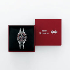 Montre homme Seiko Prospex Speedtimer Datsun SSC957P1, cadran noir, acier inoxydable – Chronographe solaire, édition limitée Homme SEIKO