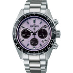 Montre homme Seiko Prospex Speedtimer SSC955P1, cadran argenté, boîtier en acier inoxydable – Chronographe solaire, design sport Homme SEIKO