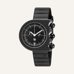 Montre LIP Mach 2000 Chrono 671661 en Caoutchouc Noir Homme Orient