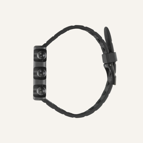 Montre LIP Mach 2000 Chrono 671661 en Caoutchouc Noir Homme Orient