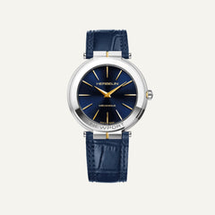 Montre Michel Herbelin Newport Homme 1222T15BL Slim automatic en Cuir Montres Michel Herbelin