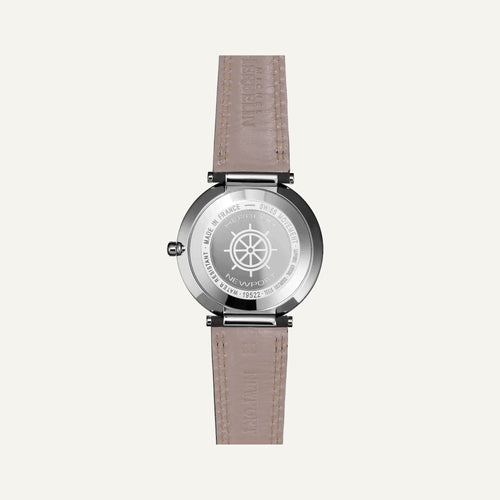 Montre Michel Herbelin Newport Slim Homme 19522AP15 bracelet cuir noir 40 mm Montres Michel Herbelin