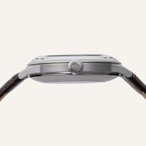 Montre Orient Bambino Homme Open Heart RA-AG0002S en Cuir Marron Homme Orient