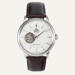 Montre Orient Bambino Homme Open Heart RA-AG0002S en Cuir Marron Homme Orient