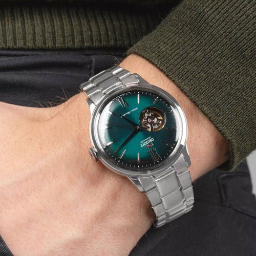 Montre Orient Homme Bambino Coeur Ouvert RA-AG0026E en Acier Montres Orient