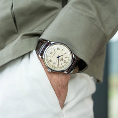 Montre Orient Homme Bambino RA-AC00009N en Cuir Beige Montres Orient