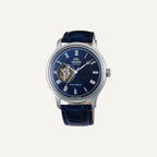 Montre Orient Homme Envoy Open Heart AG00004D en Cuir Bleu Montres Orient