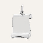 Pendentif Parchemin en Or Blanc Pendentifs Robez Masson