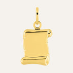 Pendentif Parchemin en Or Jaune Pendentifs Robez Masson
