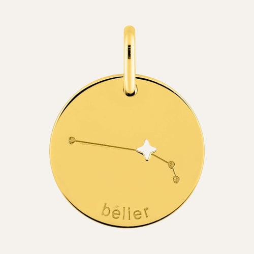 Pendentif Signe Astrologique Bélier en Or Jaune Pendentifs Robez Masson